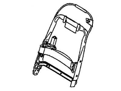 GM 16812704 FRAME, Front Seat Back