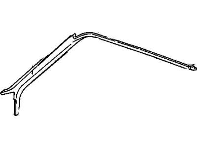 GM 10171407 Molding Assembly, Windshield Side Upper Garnish *Red 10171407 GM Molding Assembly, Windshield Side Upper Garnish *Red Illustration 1 of 1