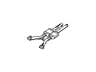 2002 Chevrolet Corvette Catalytic Converter - 10343504