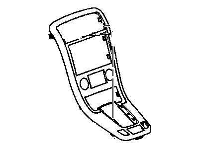 GM 25927920 Bezel Assembly, Instrument Panel Accessory *Ebony Y