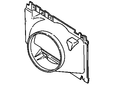 1995 Chevrolet P30 Fan Shroud - 15974617