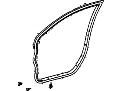 2005 Pontiac Vibe Door Seal - 88969773