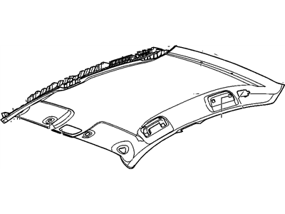 GM 15923351 Panel Assembly, Headlining Trim *Gray A