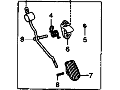 GM 88970517 Pedal,Accelerator