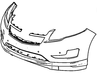 Chevrolet Volt Bumper - 20980830