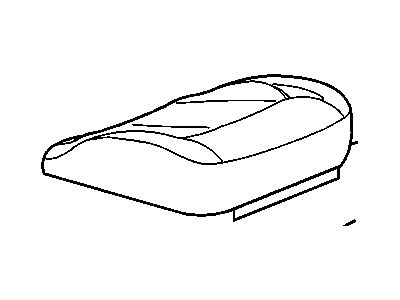 GM 15893802 Cover Assembly, Passenger Seat Cushion *Vry Light Linen