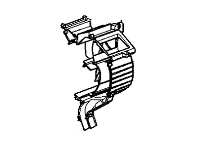 GM 19260496 Case,A/C Evaporator