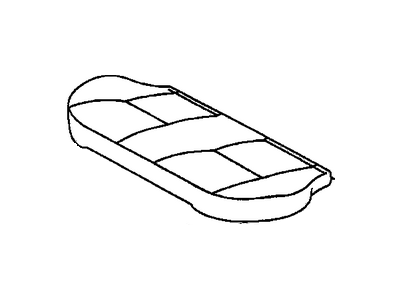 GM 94859912 Cover,Rear Seat Cushion *Neutral