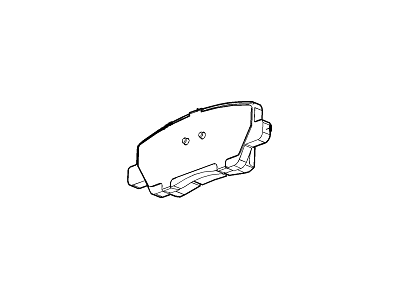 2018 Cadillac ATS Brake Pad - 23316762