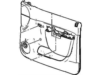 GM 22818471 Panel Assembly, Front Side Door Trim *Light Ttnum