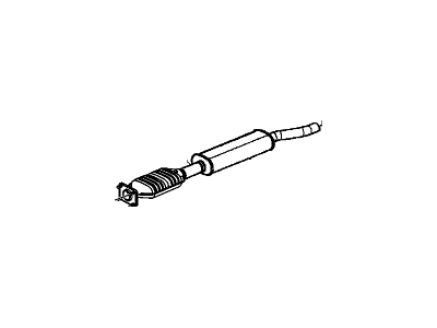 GM 19152013 Catalytic Convertor Assembly (W/Integral Resonator)