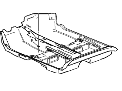 GM 95300728 Carpet Assembly, Floor Panel *Black