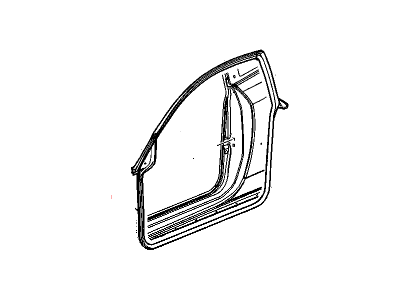 GM 20779371 Weatherstrip Assembly, Front Side Door