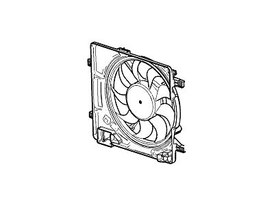 2013 Chevrolet Spark Radiator fan - 95942351