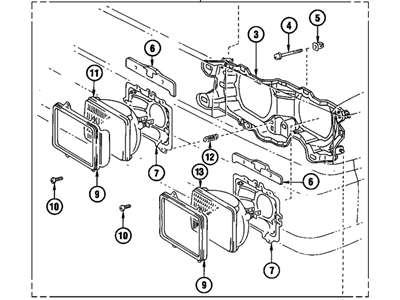 Chevrolet Nova Headlight - 94841753