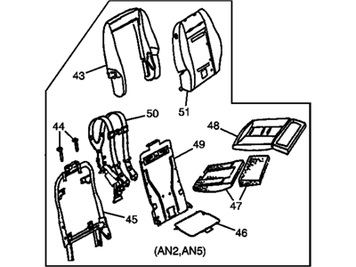 GM 12534070 Seat Asm,Child Restraint (Integral) *Me*Neutral