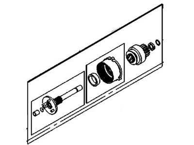 GM 93745760 Drive,Starter