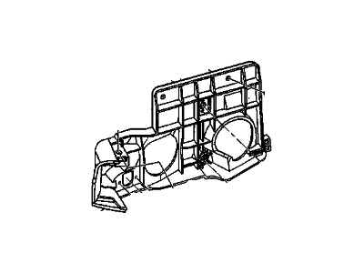 GM 16518493 Bracket,Headlamp Mount Panel