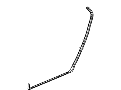 GM 25963324 Sealing Strip,Rear Side Door Lower Rear Auxiliary