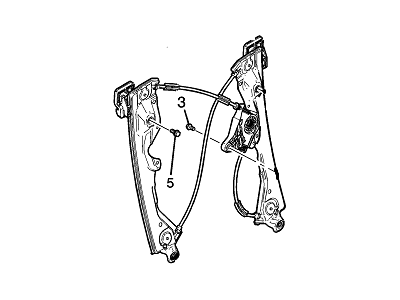 Chevrolet Impala Window Regulator - 23253704