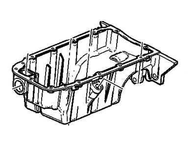 2015 Chevrolet Cruze Oil Pan - 25200508