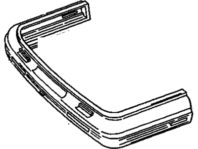 GM 20689840 Reinf, Front Bumper Fascia