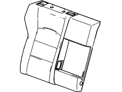 GM 95368162 Applique Assembly, Rear Closure Center W/License Plate Lamp *Service Primer