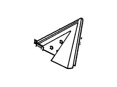 GM 3534949 Seal - Outside Rear View Mirror Mount Plate