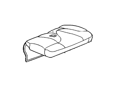 12472567 - Genuine GM Rear Seat Cushion Cover