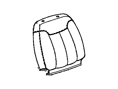 12476733 GM Cover,Driver Seat Back Cushion *Gray Illustration 1 of 1