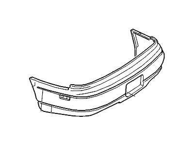 GM 10442603 Rear Bumper Cover