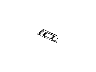 GM 12373658 SUNSHADE, Windshield Sunshade