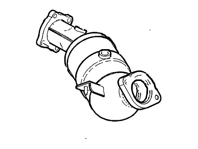 Cadillac CTS Catalytic Converter - 12671759