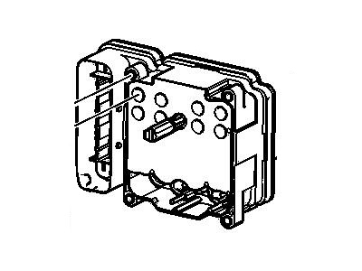 Pontiac Solstice ABS Control Module - 15784861