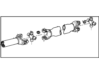 GM 12568188 Propeller Shaft Assembly