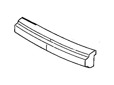 GM 16513896 Absorber, Front Bumper Fascia Energy