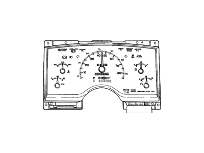 GM 16144729 Lens,Instrument Cluster