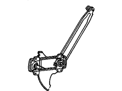 GM 16629729 Front Side Door Window Regulator Assembly