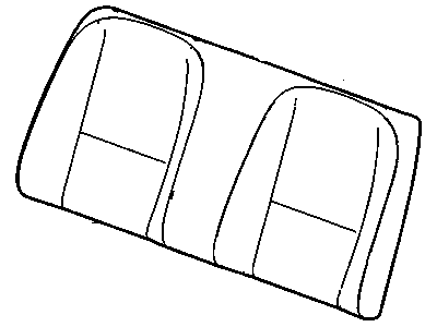 GM 20967430 Cushion,Rear Seat Back