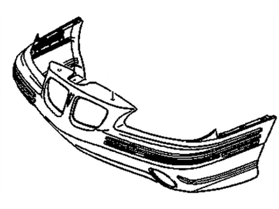 1998 Pontiac Grand Am Bumper - 22650195