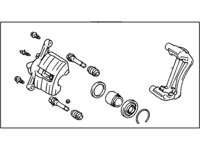 GM 94855097 Caliper,Front Brake