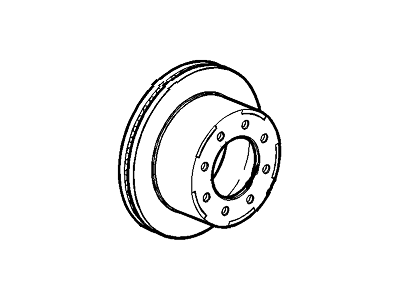 2019 Chevrolet Silverado Brake Disc - 22761958