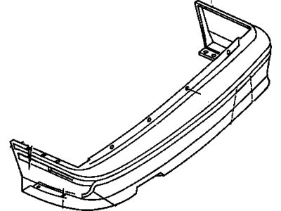 1992 Chevrolet Cavalier Bumper - 22538765