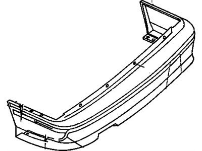 GM 22538765 Rear Bumper Cover