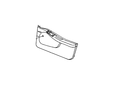 1992 Oldsmobile Silhouette Door Armrest - 16657890