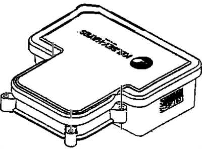 2002 Chevrolet Astro ABS Control Module - 19244890