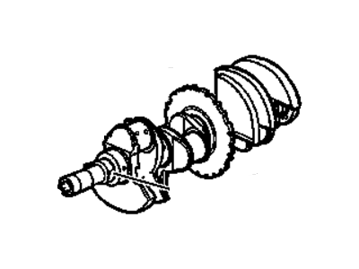 2007 Cadillac XLR Crankshaft - 12593766