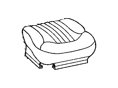 GM 12479606 Cover,Passenger Seat Cushion *Beige