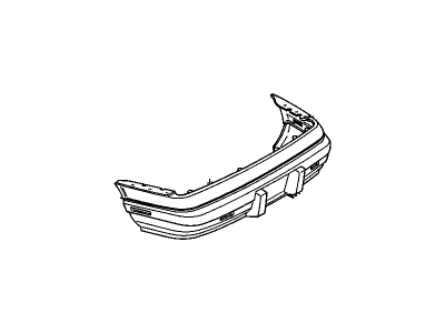 1992 Pontiac Grand Prix Bumper - 10208843