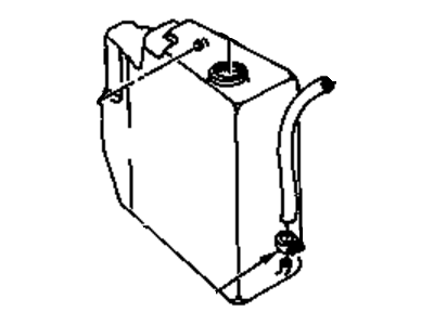 GM 25523627 Reservoir, Coolant Recovery